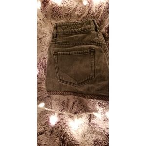 High rise shorts